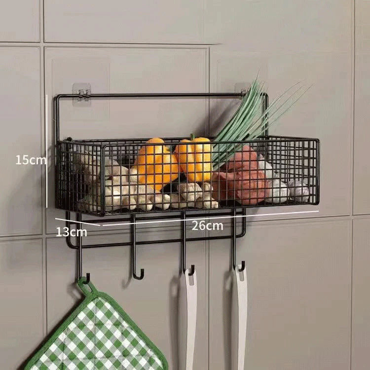 Multipurpose Wall Hanging Rack with Hook