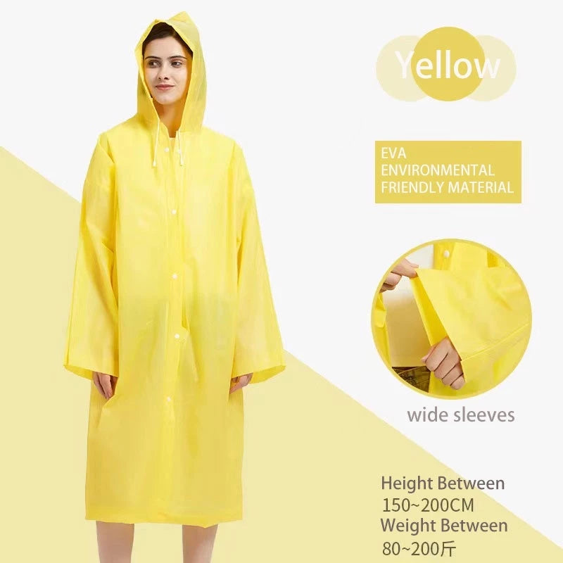 EVA Lightweight Unisex Raincoat for Adults