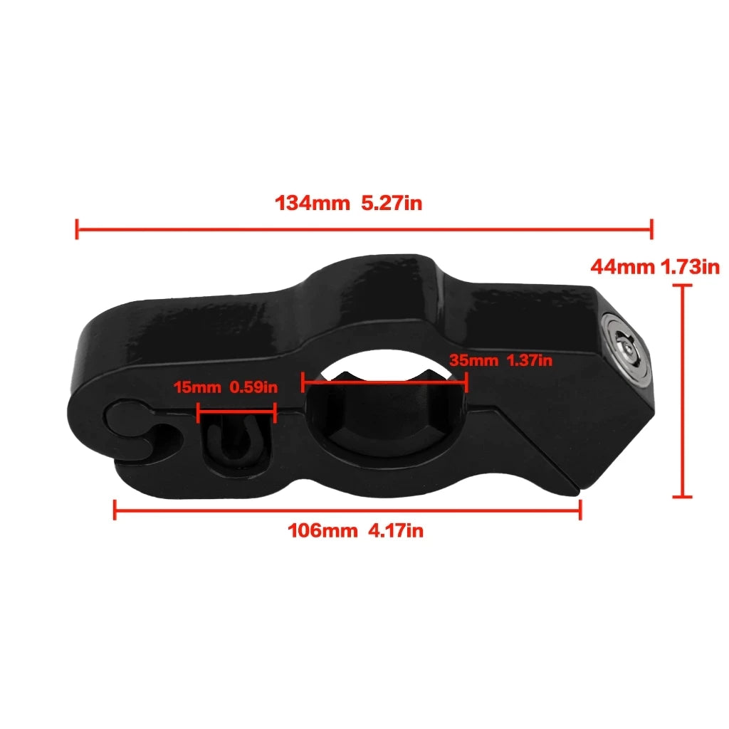 Anti Theft Aluminum Alloy Handlebar Throttle Grip Lock
