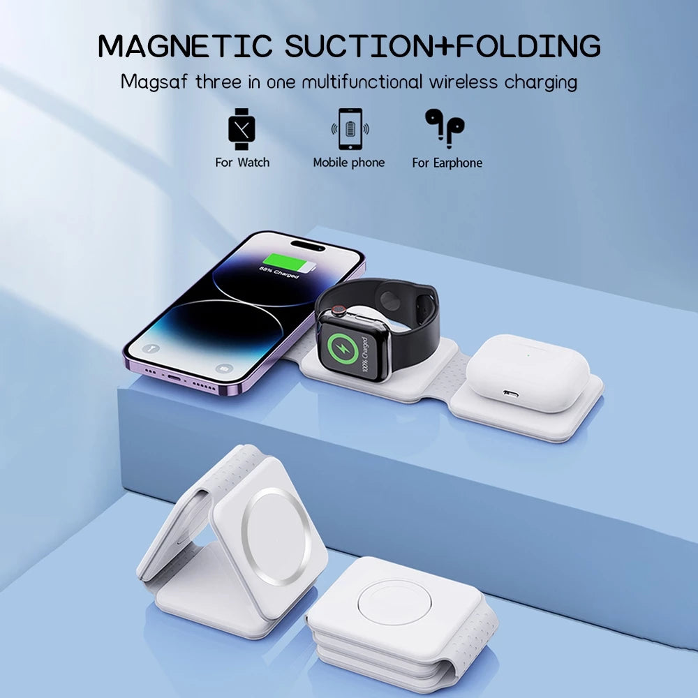 3 in 1 Magnetic Wireless Charger