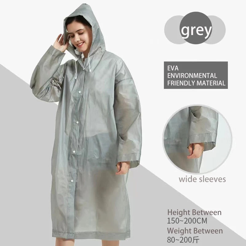 EVA Lightweight Unisex Raincoat for Adults