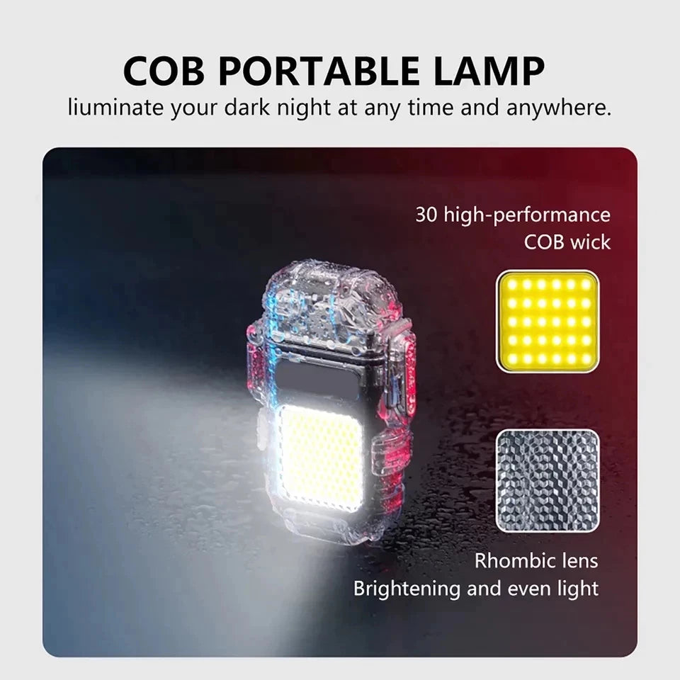 Rechargeable Arc Lighter Flashlight