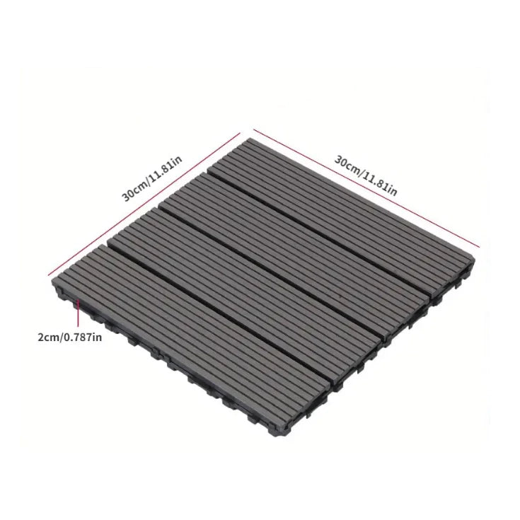 PVC Interlocking Floor Decking Tiles