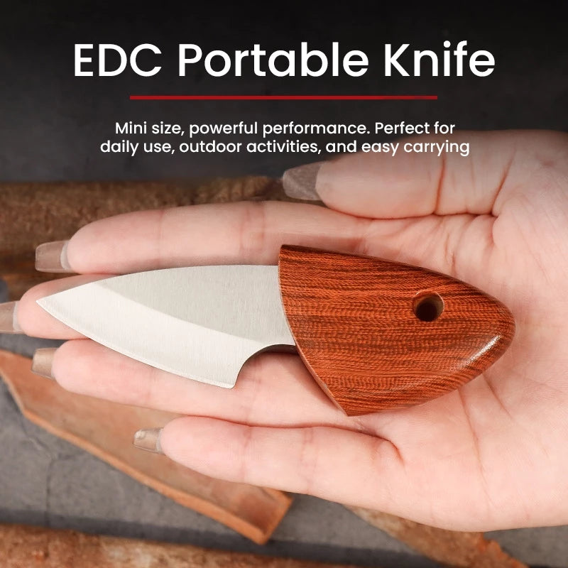 MINI WOODEN POCKET KNIFE 3PCS SET