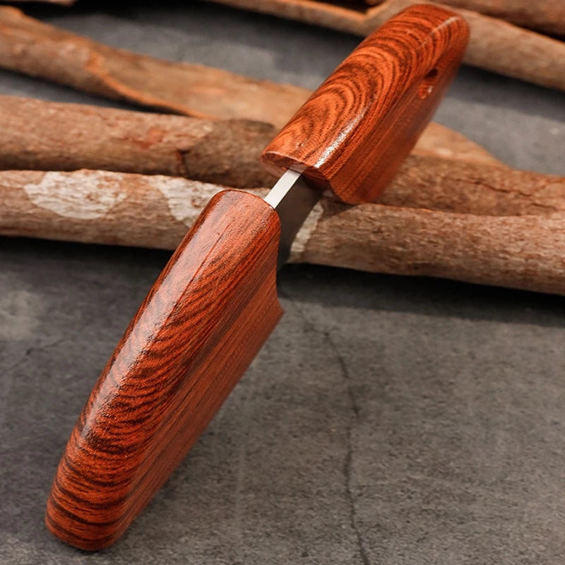 MINI WOODEN POCKET KNIFE 3PCS SET