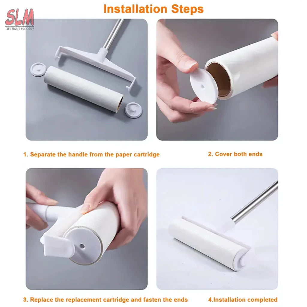 Long Handle Sticky Roller