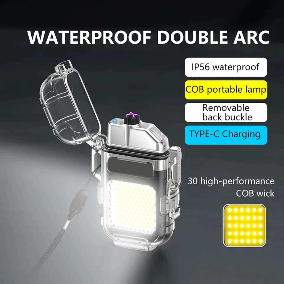 Rechargeable Arc Lighter Flashlight