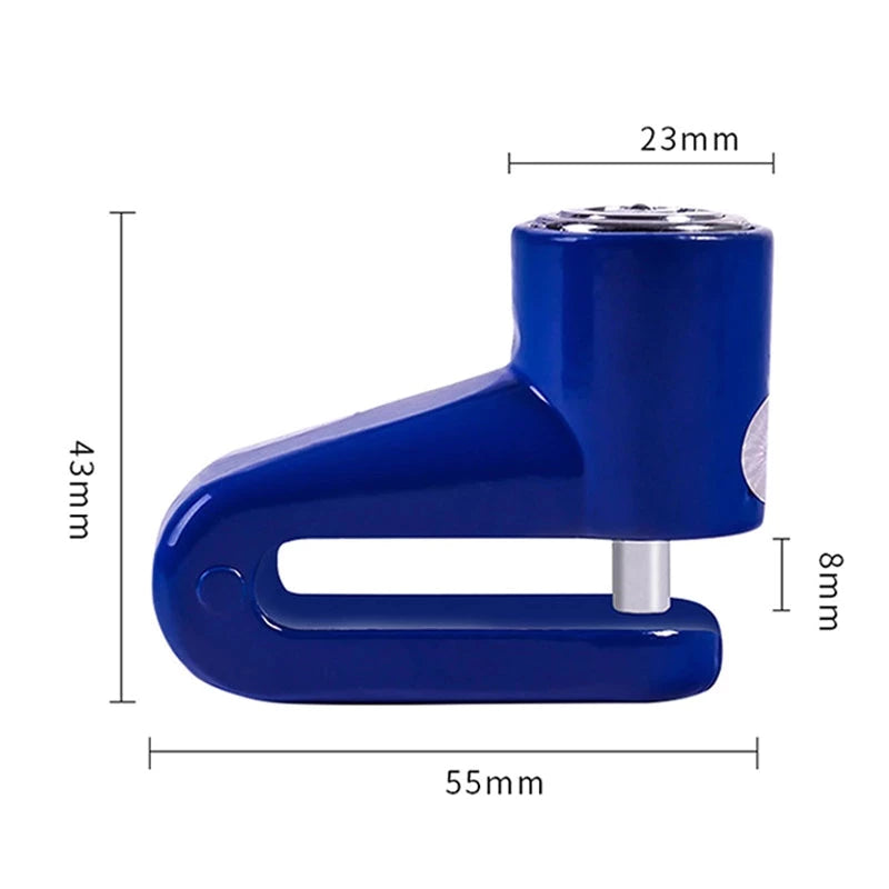 Anti-Theft Security Disc Lock for Motorcycle & Bicycle