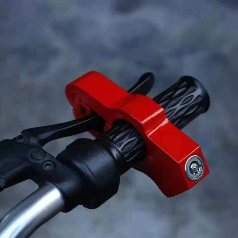 Anti Theft Aluminum Alloy Handlebar Throttle Grip Lock