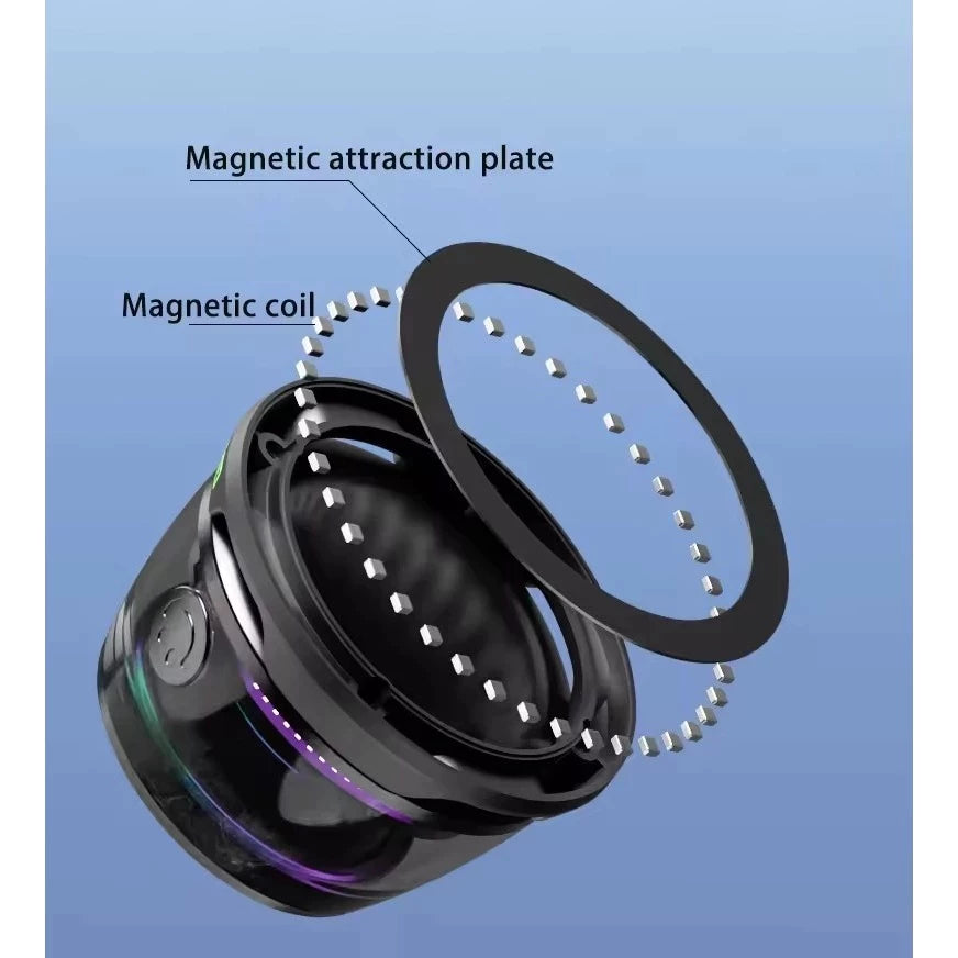 G200 3W Mini Bluetooth Speaker Magnetic Suction Ultra-Portable LED Speaker