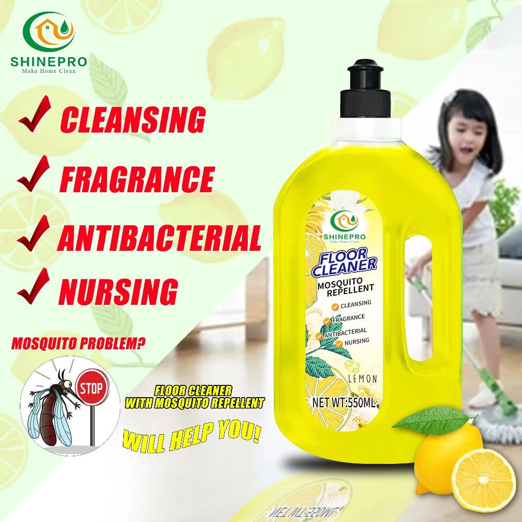 BUY 1 GET 2 | SHINEPRO Floor Cleaner with Mosquito Repellent 550ml
