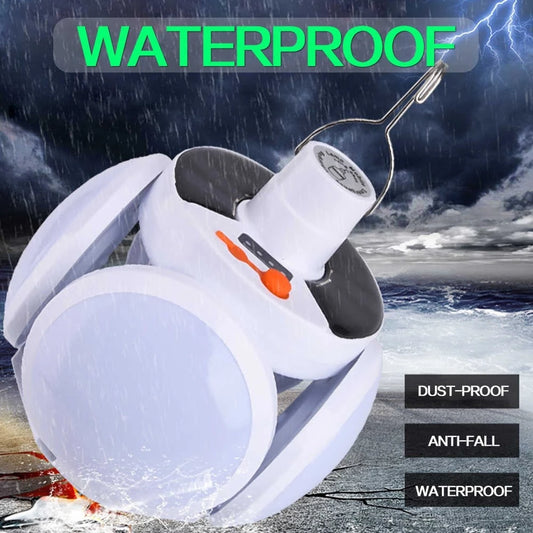 Foldable Football UFO Light Bulb