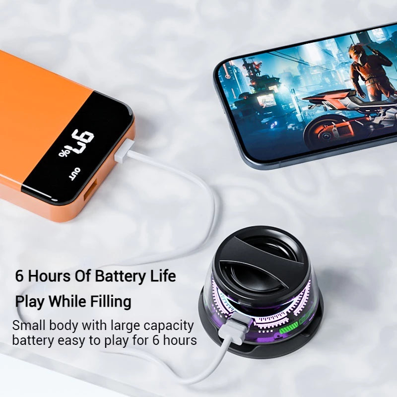 G200 3W Mini Bluetooth Speaker Magnetic Suction Ultra-Portable LED Speaker