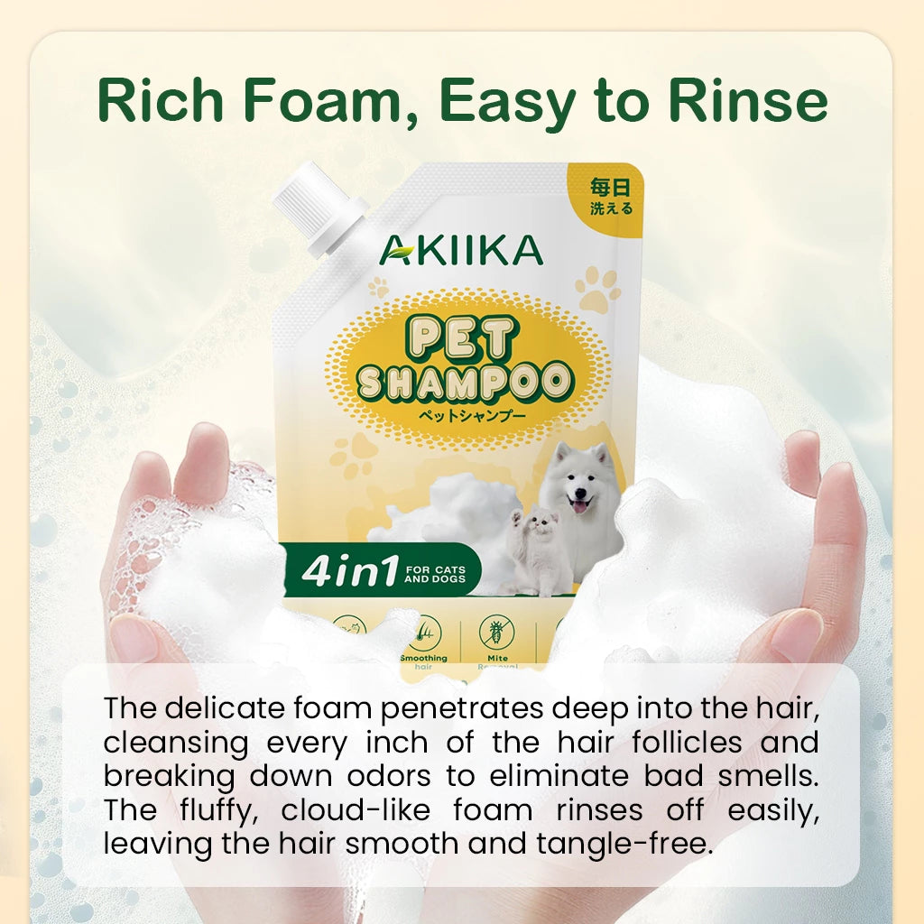 AKIIKA Herbal Pet Soap, Shampoo and Spray