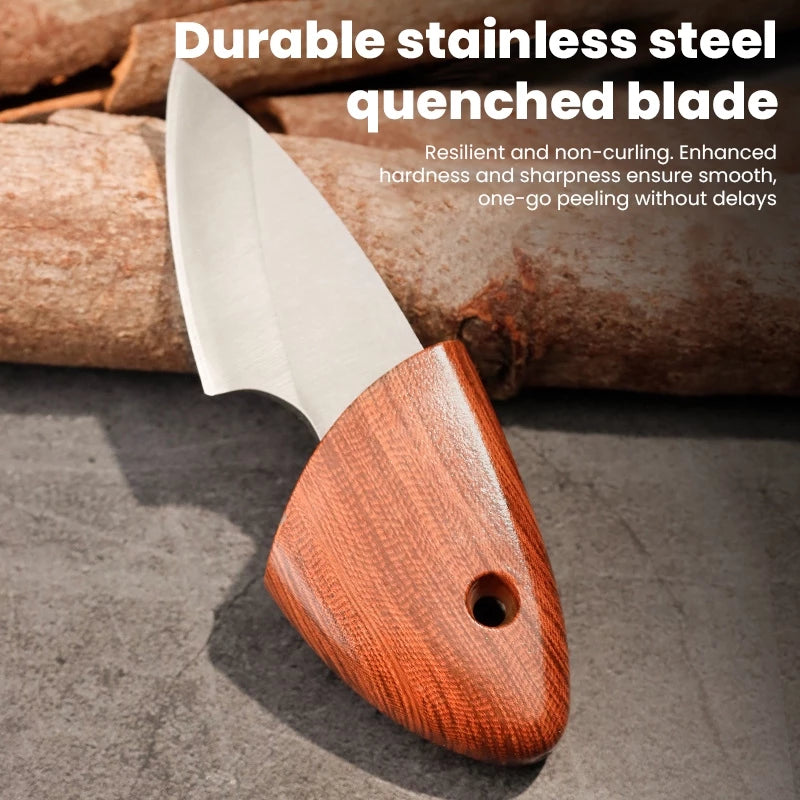 MINI WOODEN POCKET KNIFE 3PCS SET