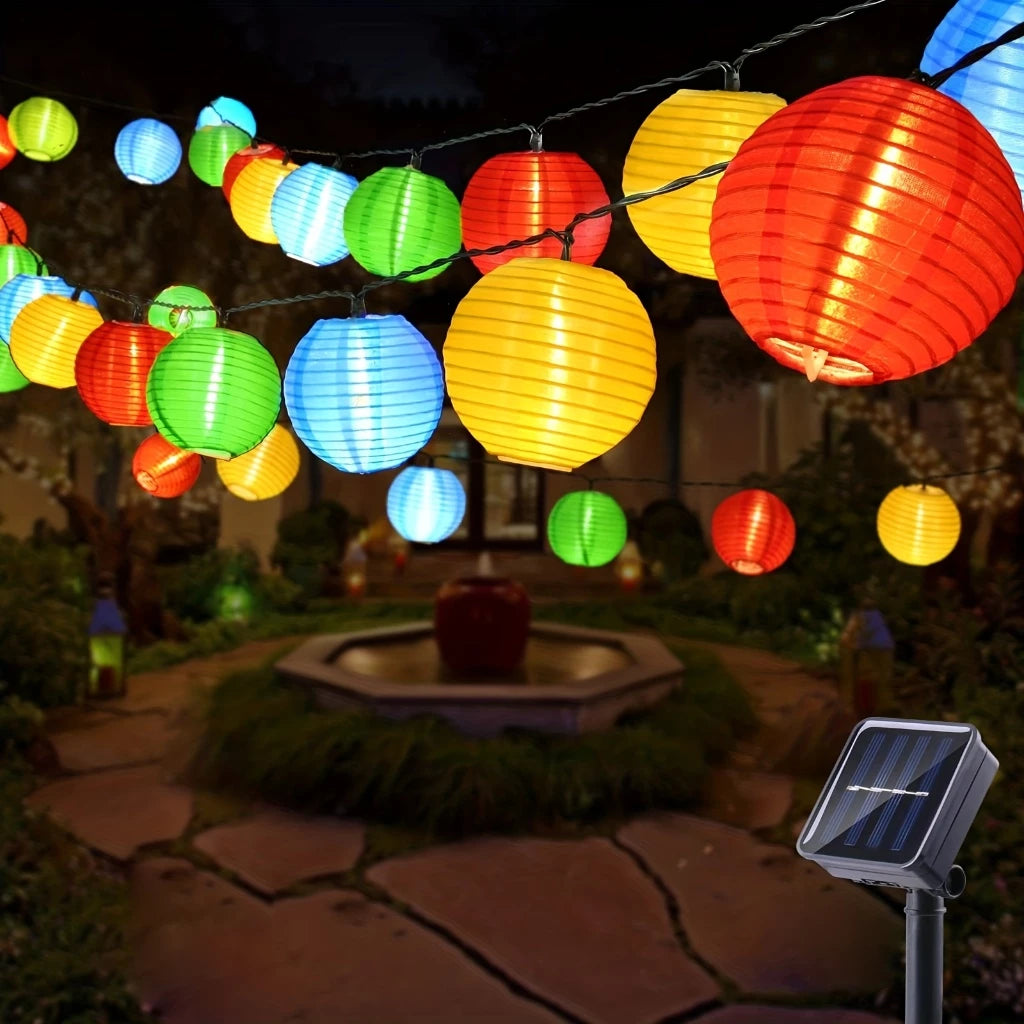 Solar Lantern String Lights