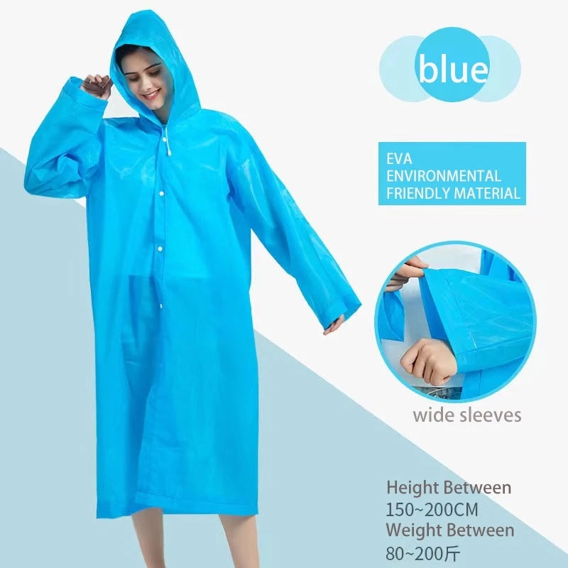 EVA Lightweight Unisex Raincoat for Adults