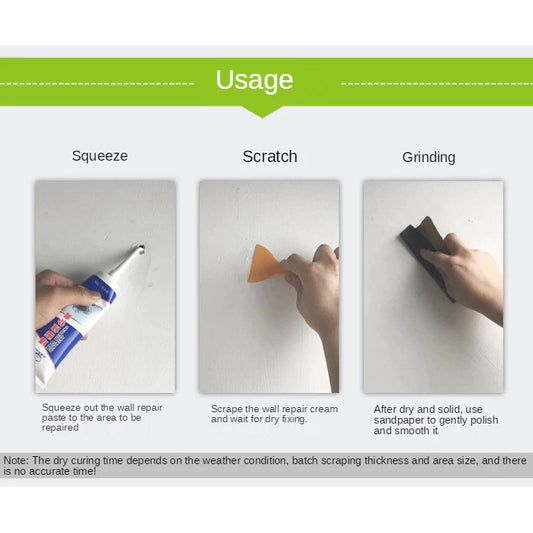 Wall Mending Paste – Ointment for Repairing Holes & Cracks in Home Surfaces