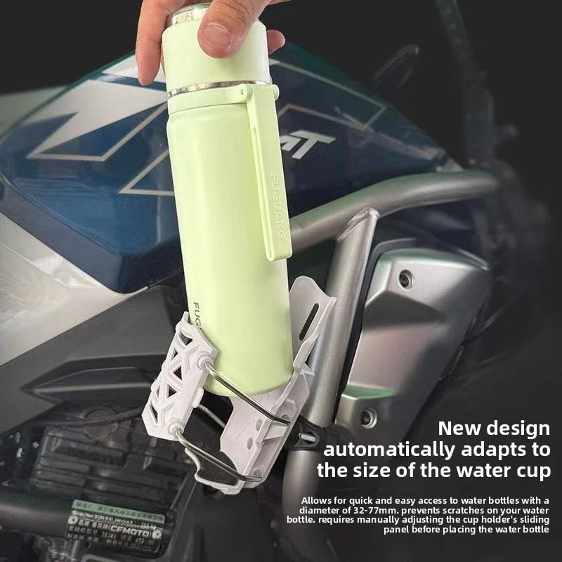 Universal Water Bottle Holder for Motorcycle, Bicycle & E-Bike