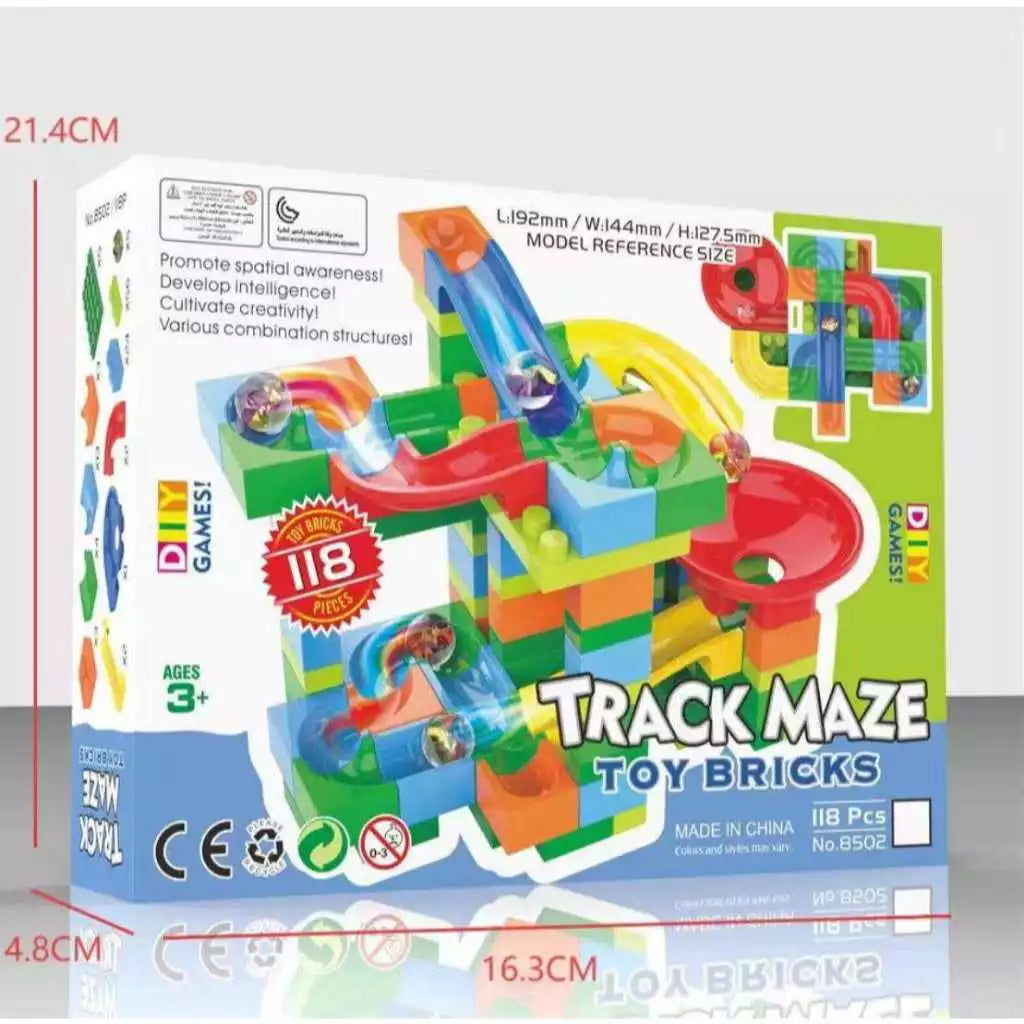 Track Maze Toy Bricks