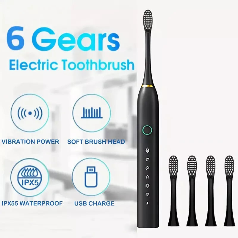 IPX7 Rechargeable Electric Toothbrush