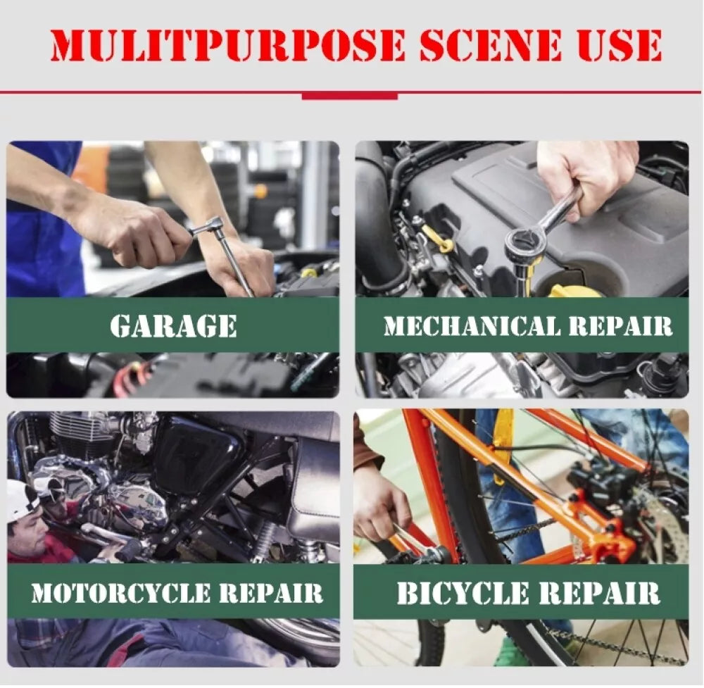 40pcs Hand Tool Combination Socket Wrench Set