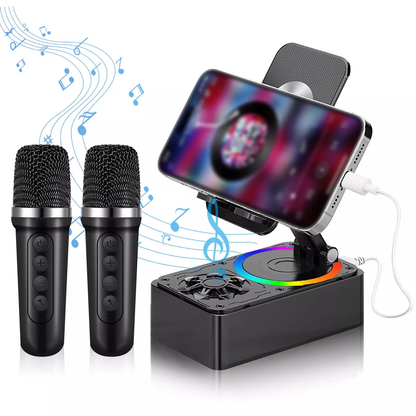 Bluetooth Speaker Phone Holder with Microphone