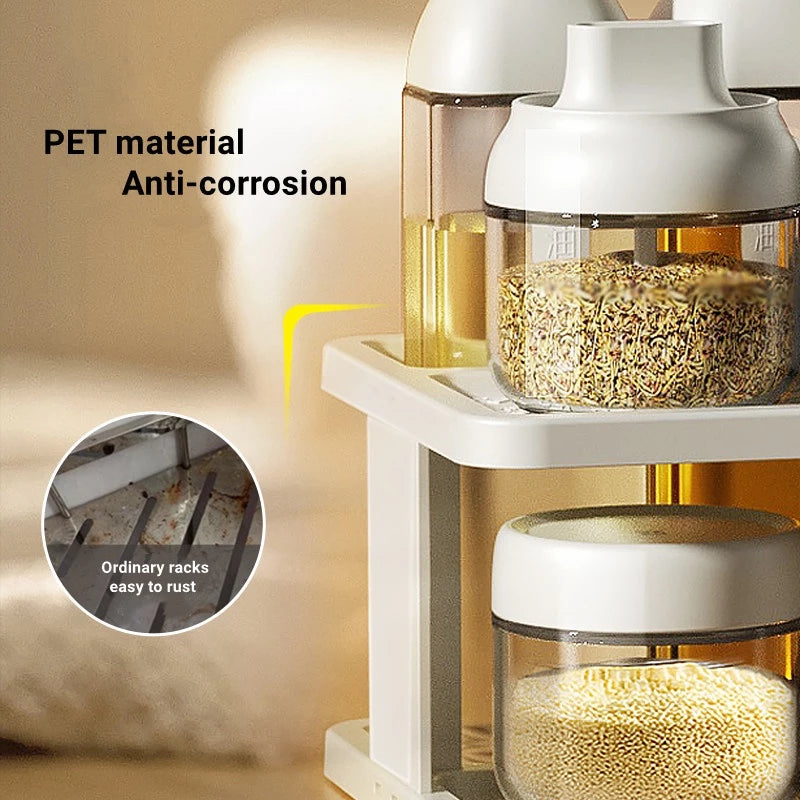 11pcs Condiments Bottle & Seasoning Jar Set