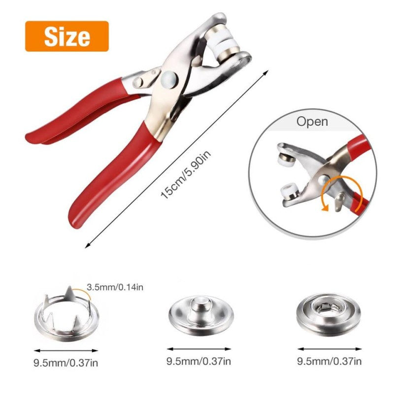 GROMMET EYELET PLIER SET