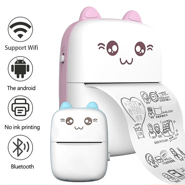 Mini Portable Bluetooth Thermal Printer