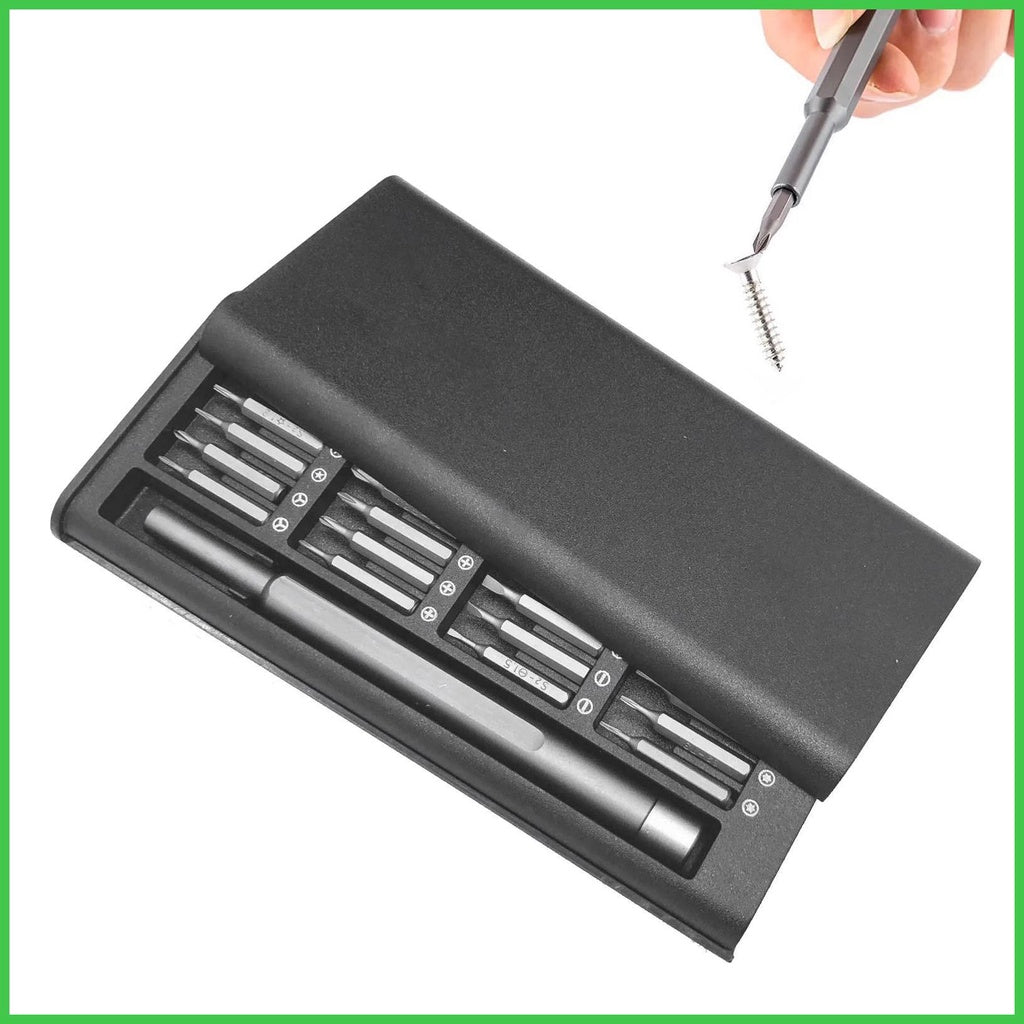 24 in 1 Precision Magnetic Handle Screwdriver Kit