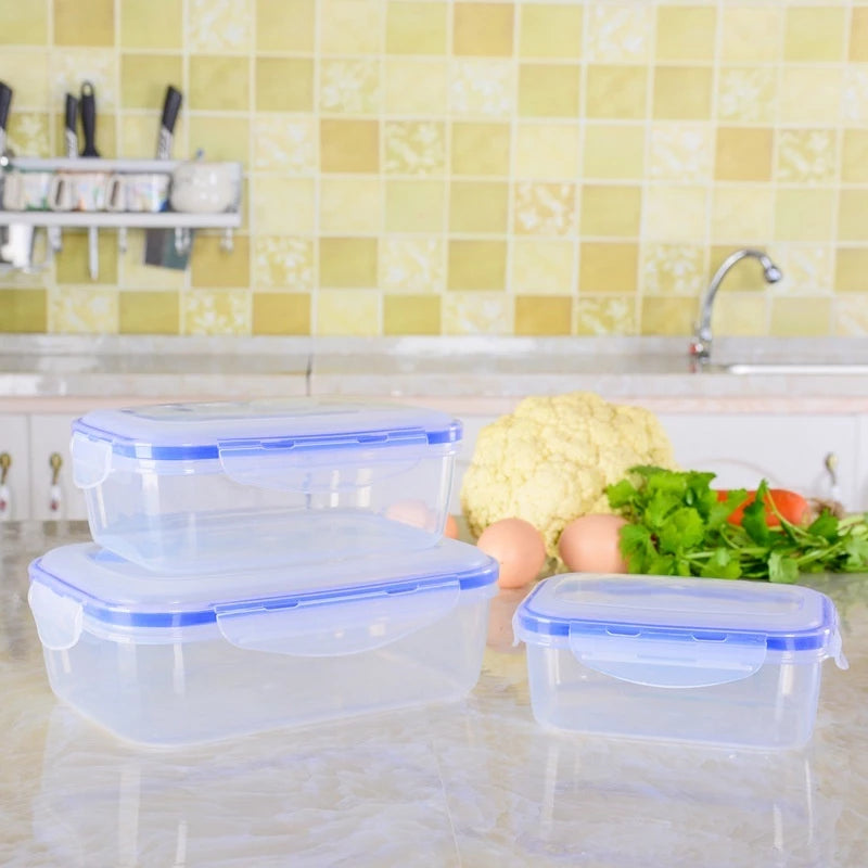 3PCS Airtight Leak-Proof Food Containers – Keep Your Food Fresher, Longer!