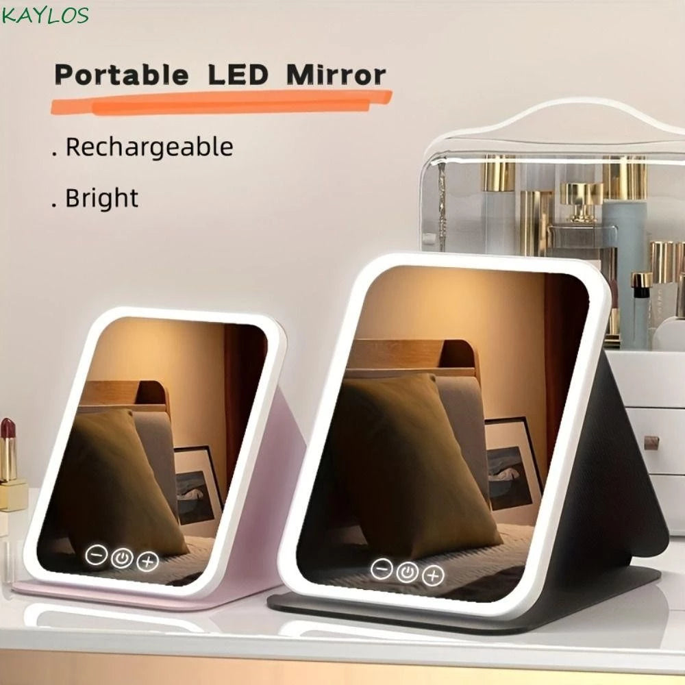 Compact Mirror with LED Lighting