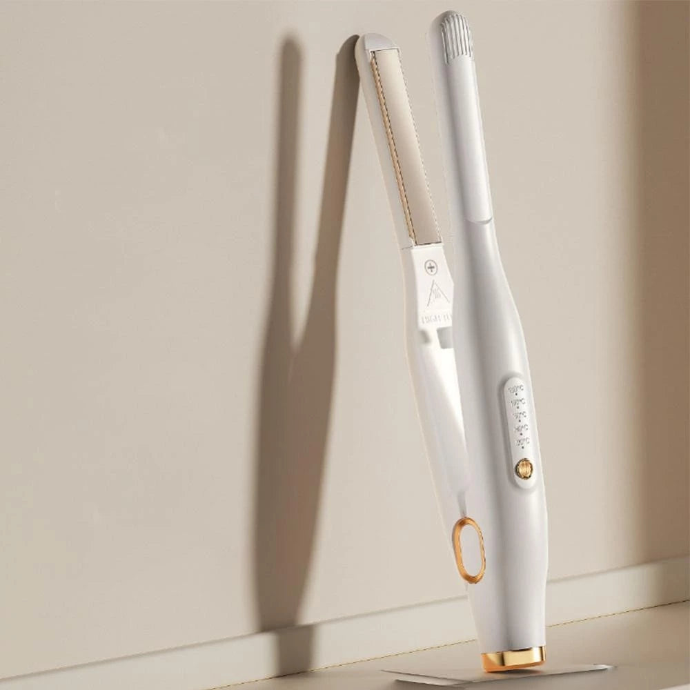 Short Hair/Men's Dual Purpose Hair Straightener and Curling Iron