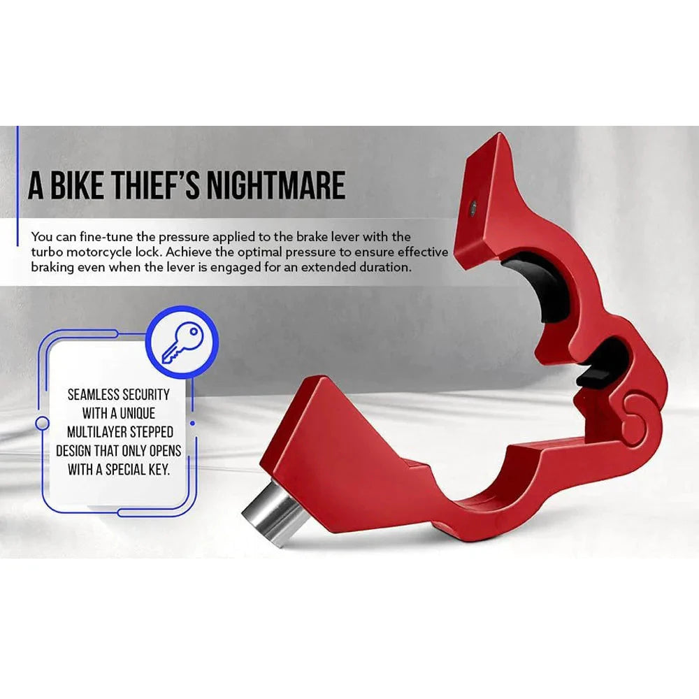 Anti Theft Aluminum Alloy Handlebar Throttle Grip Lock