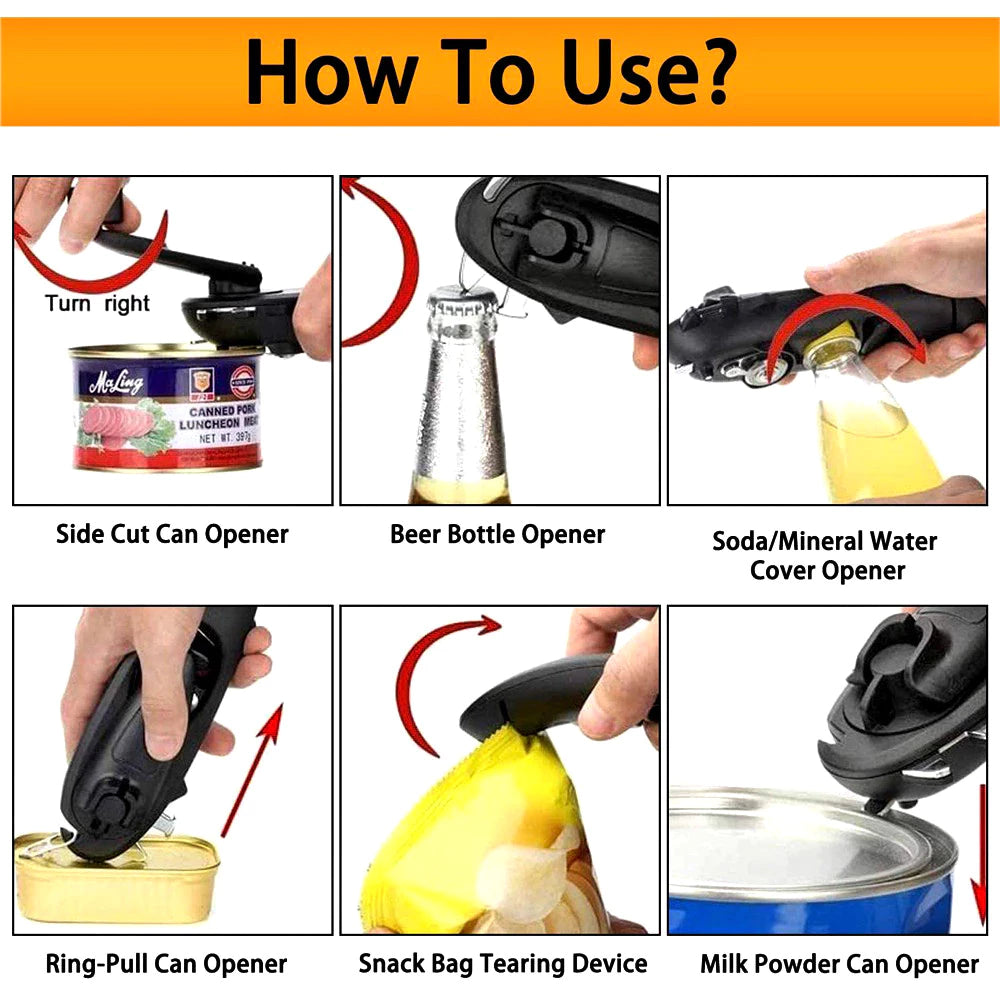 8-in-1 Heavy Duty Can Opener