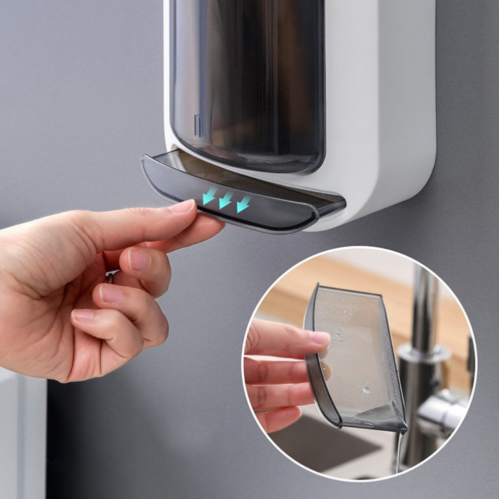 WALL-MOUNTED ROTATABLE UTENSILS / TOOTHBRUSH HOLDER
