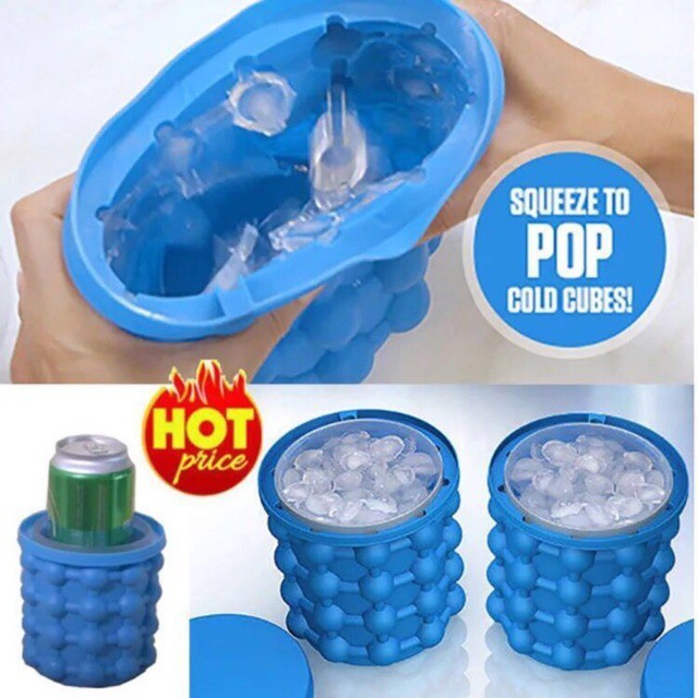 SILICONE ICE CUBE MAKER