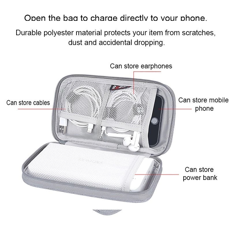 Waterproof Portable Electronic Organizer Pouch