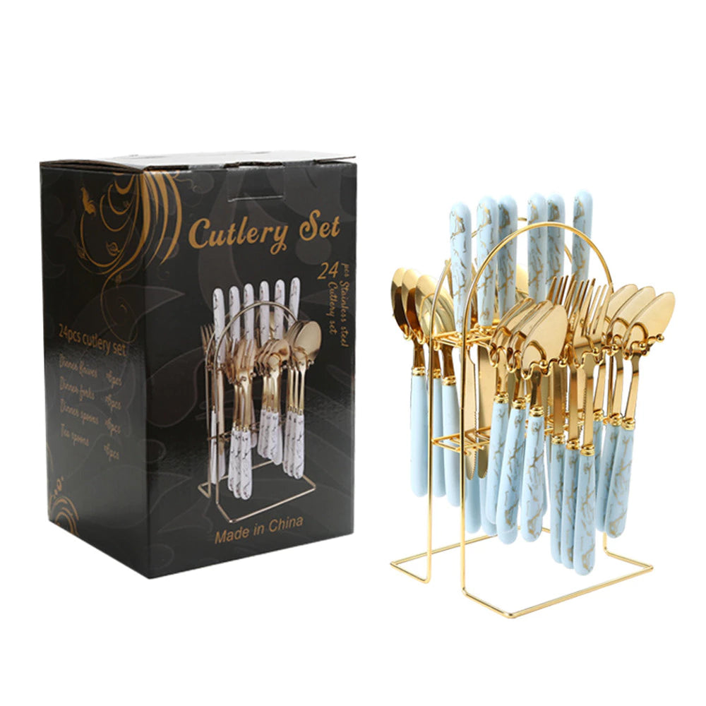 24PCS Cutlery Set