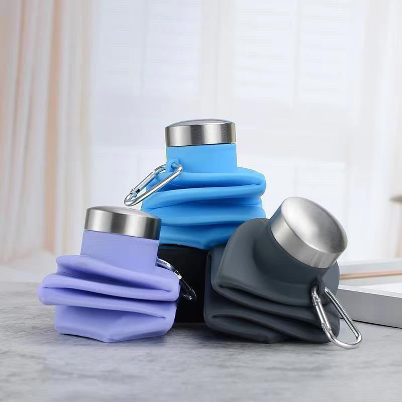 Collapsible Foldable Silicone Water Bottle