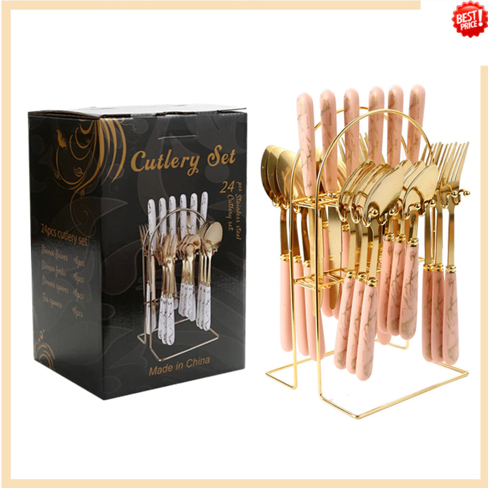 24PCS Cutlery Set