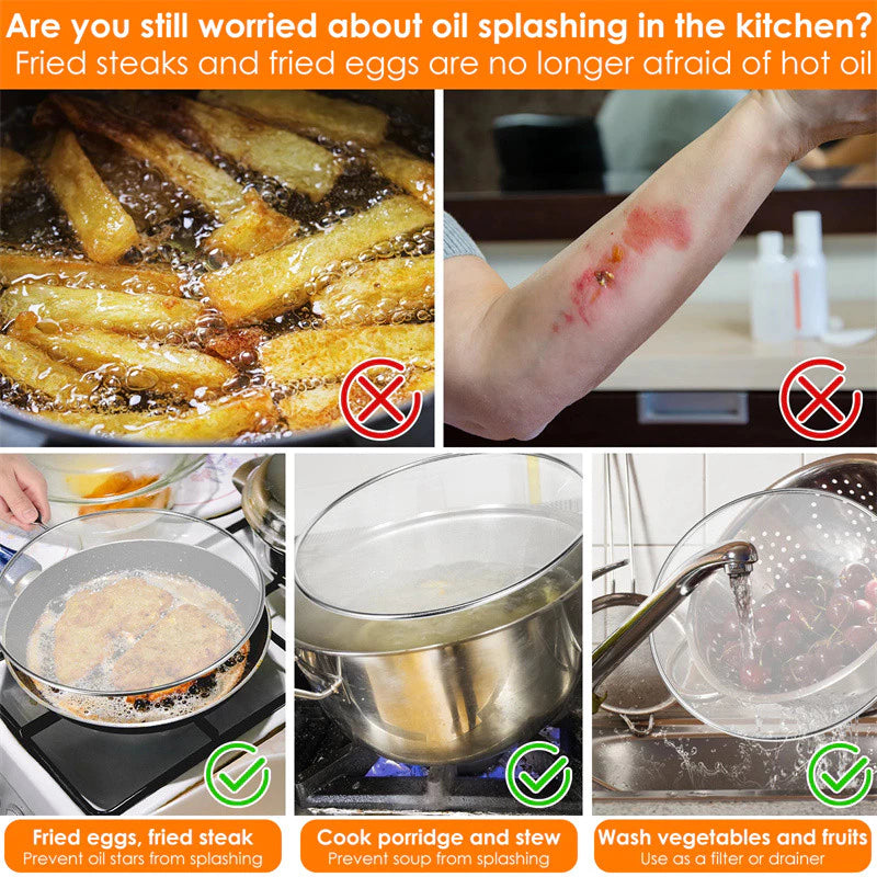 Stainless Steel Oil Splash Guard