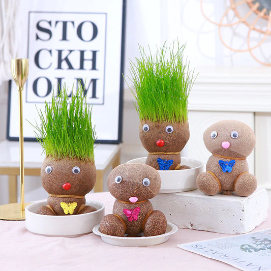 Indoor Growing Grass Head Doll