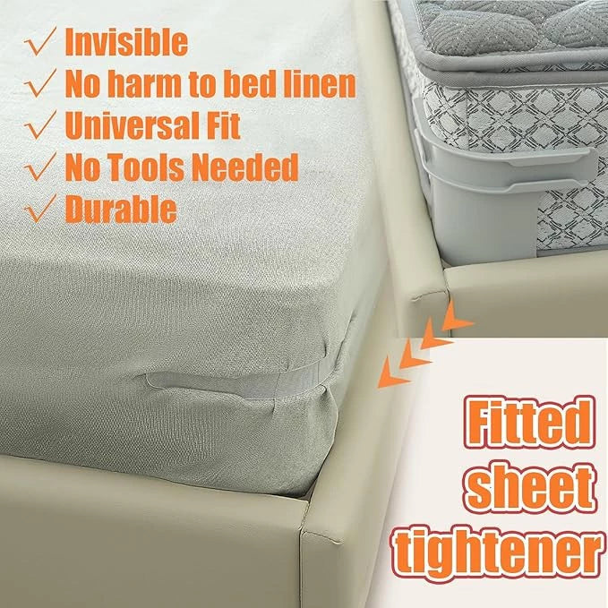 4pcs Set Invisible Anti-Slip Bedsheet Holder