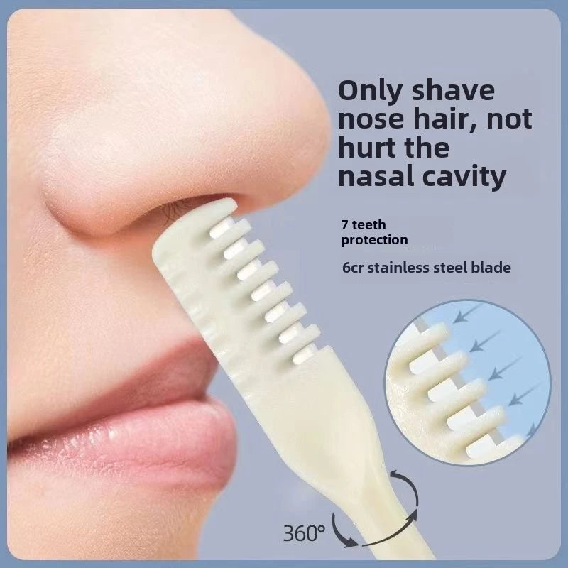 10PCS NASAL HAIR TRIMMER AND CLEANER