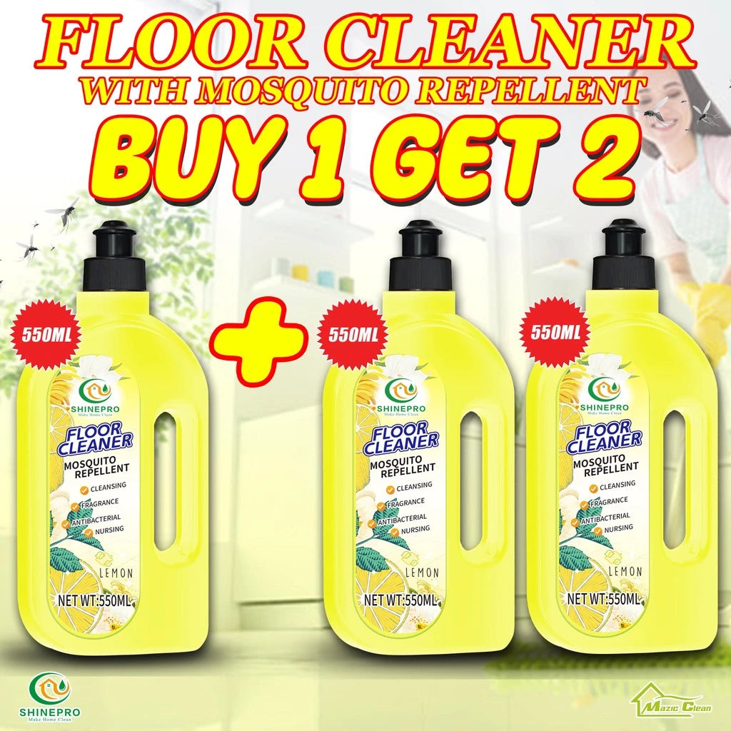 BUY 1 GET 2 | SHINEPRO Floor Cleaner with Mosquito Repellent 550ml
