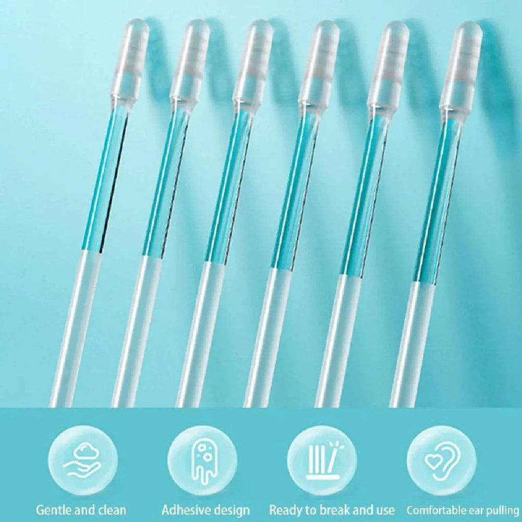 24PCS Sticky Ear Wax Removal Sticks