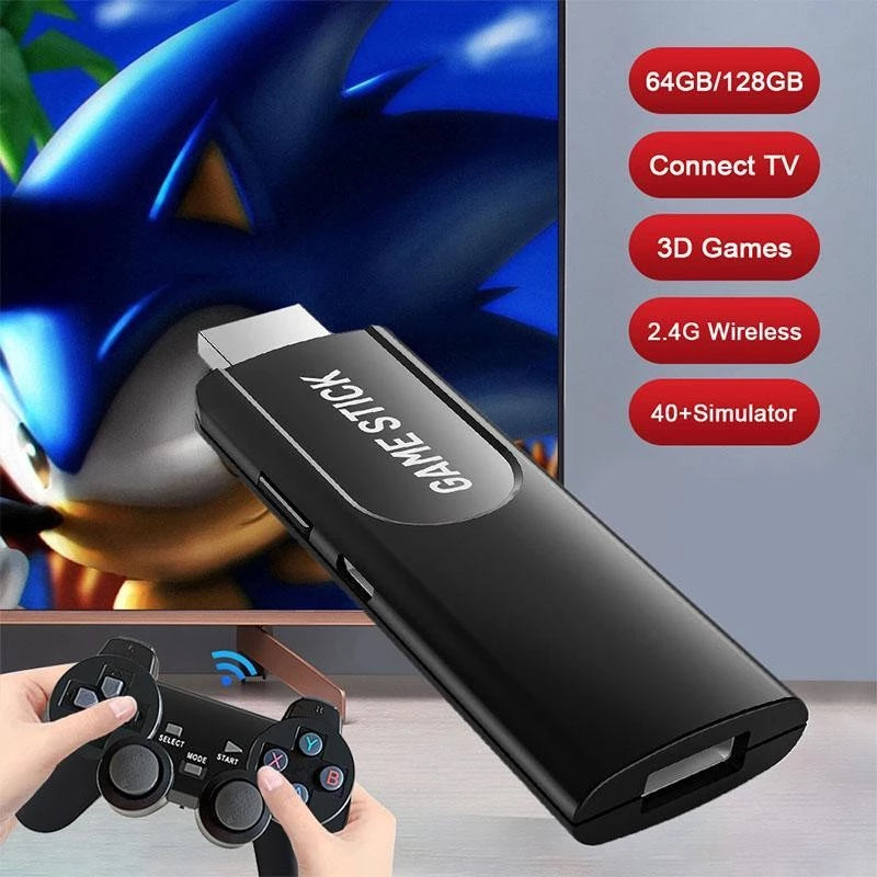 K8 Game Stick 40000 games with 2 Gaming Controllers