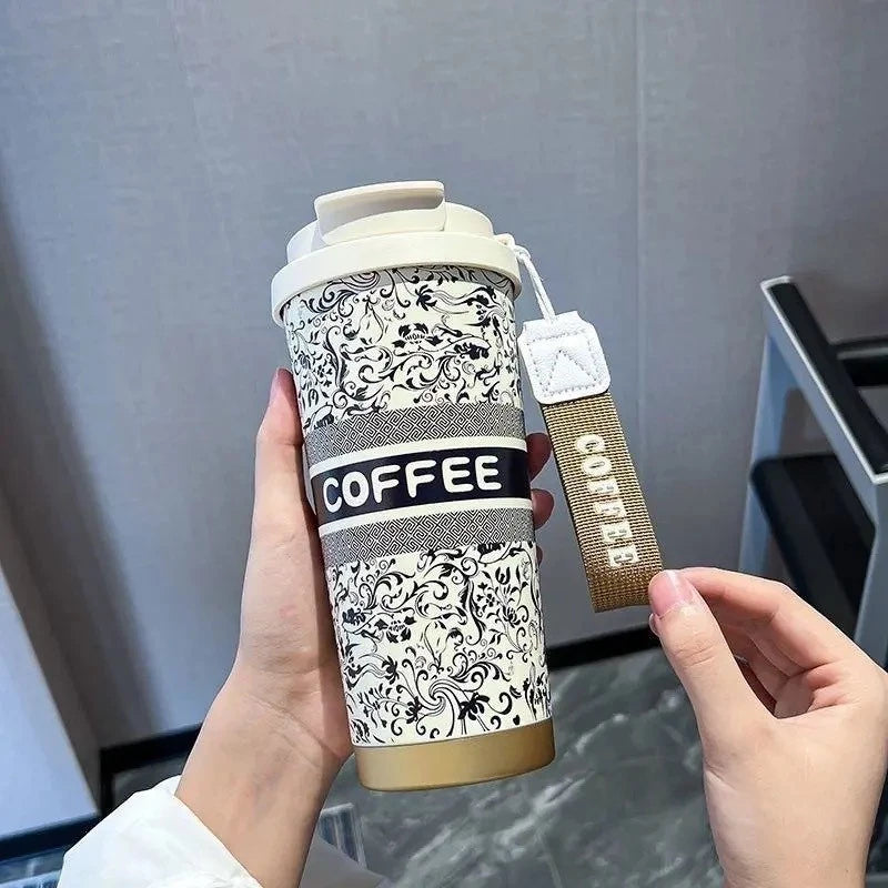Aesthetic Double-Wall Stainless Steel Hot & Cold Tumbler